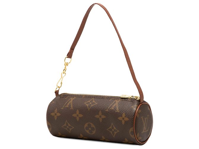 Bolso de mano Louis Vuitton Monogram Papillon Pochette Marrón Castaño - vista 2