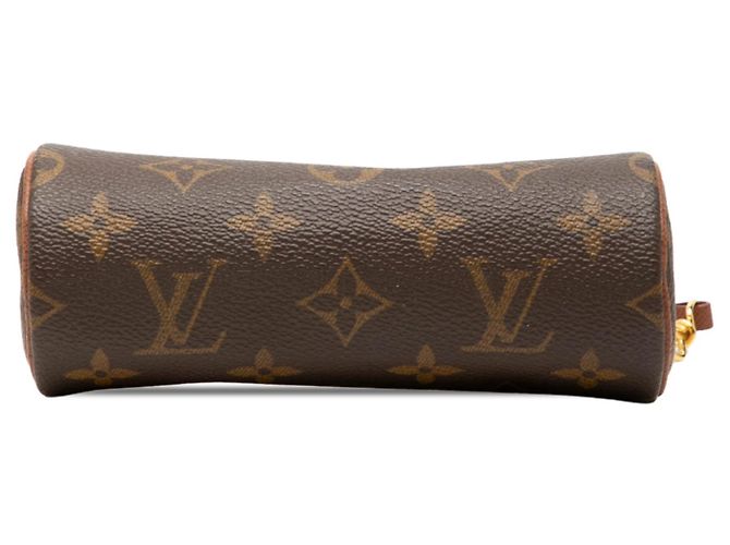 Bolso de mano Louis Vuitton Monogram Papillon Pochette Marrón Castaño - vista 3