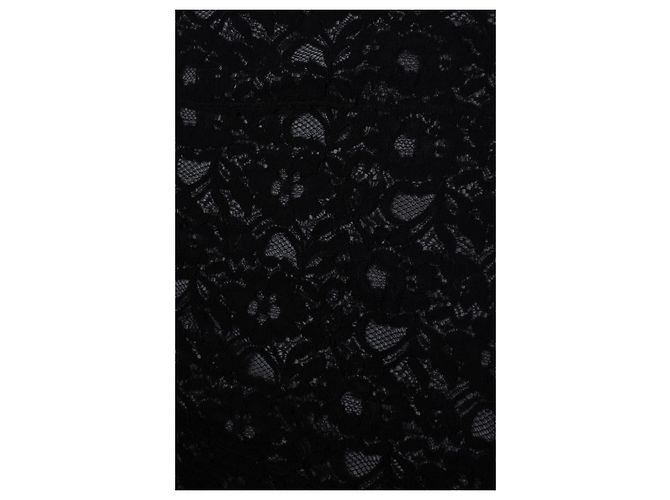 Love Moschino, Jerseykleid mit Spitze Schwarz Grau - Ansicht 6