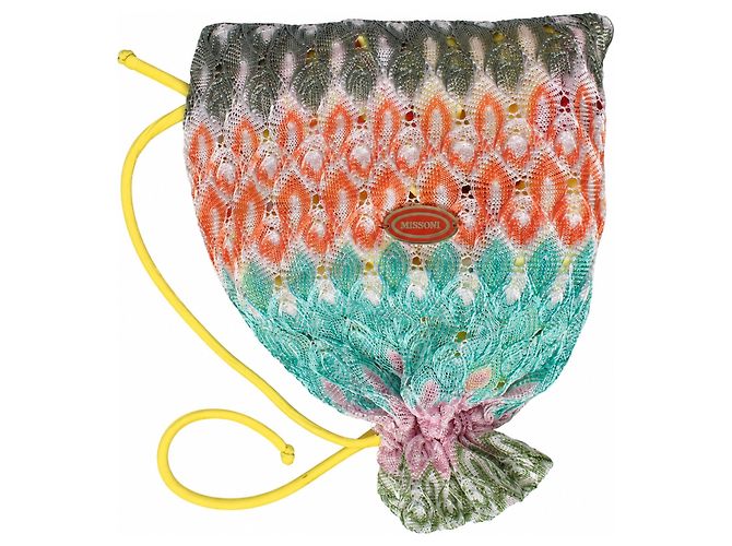 Missoni, bikini multi de punto en tonos pastel Multicolor - vista 5