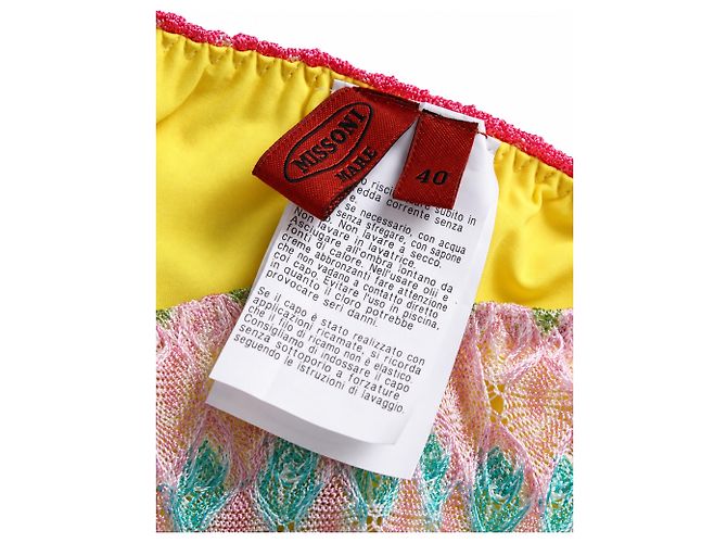Missoni, bikini multi de punto en tonos pastel Multicolor - vista 6
