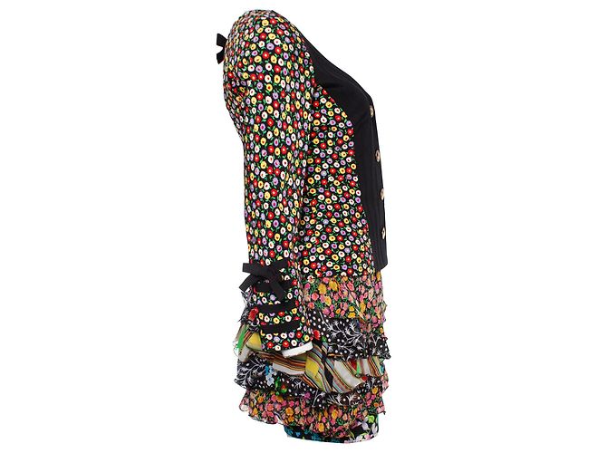 Gianni Versace Couture, Runway Floral-Set Mehrfarben - Ansicht 4