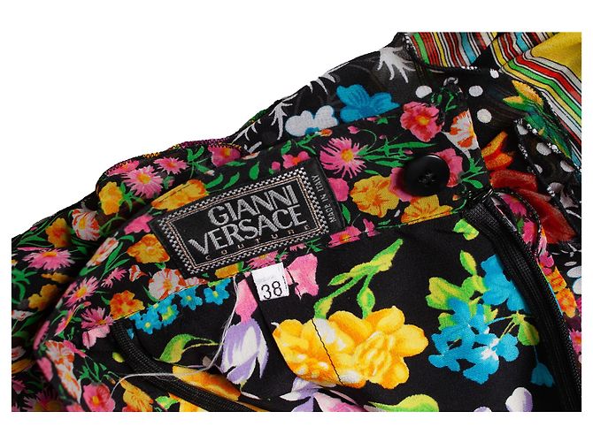 Gianni Versace Couture, Runway Floral-Set Mehrfarben - Ansicht 8