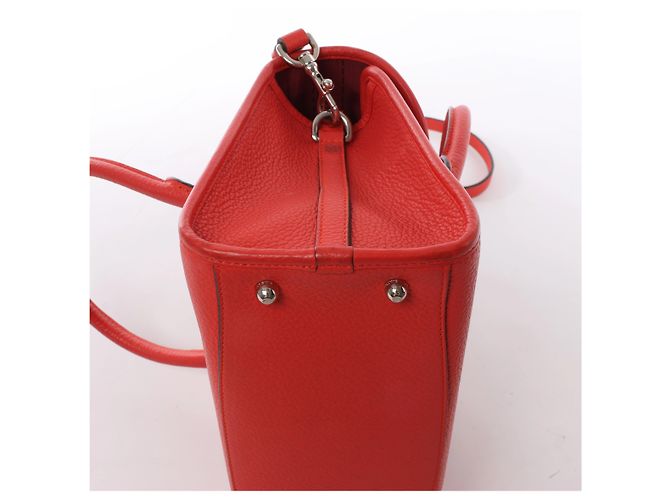 Borsa a mano 2Way in pelle Loewe Alamo 28 Orange Arancione - vista 9