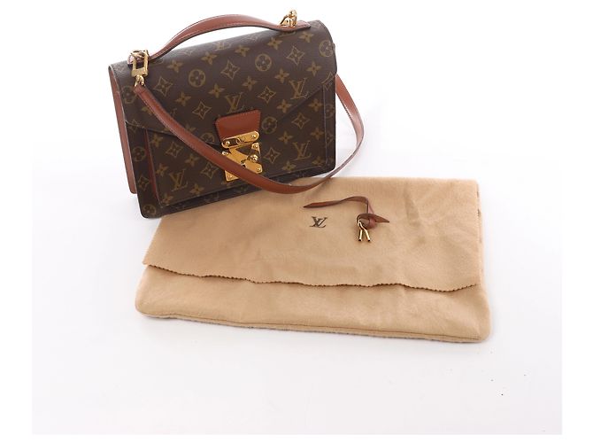 Louis Vuitton Monceau Monogram 2Way Handtasche in Braun - Ansicht 14