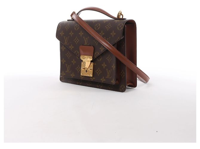 Louis Vuitton Monceau Monogram 2Way Handtasche in Braun - Ansicht 2