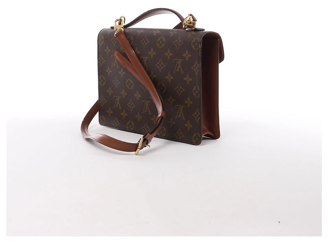Louis Vuitton Monceau Monogram 2Way Handtasche in Braun - Ansicht 3