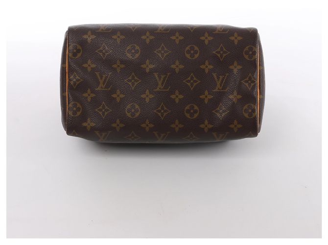 Borsa a mano Louis Vuitton Speedy 25 Monogram in marrone M41528 - vista 7