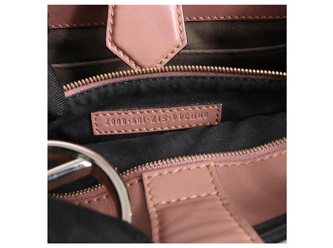 Borsa a mano 2Way Fendi Runaway in pelle Rosa 8BH344 Beige - vista 14