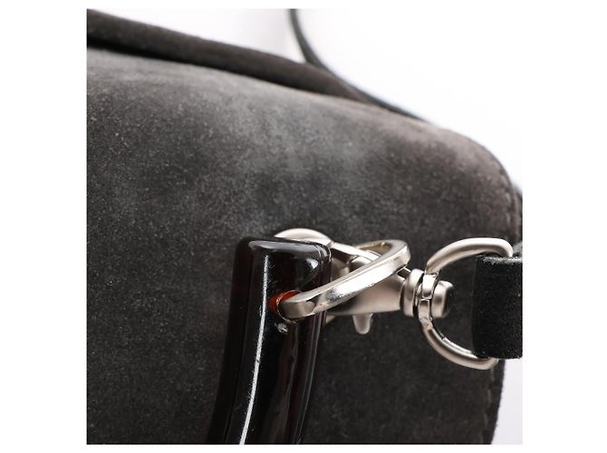 Borsa 2Way Bottega Veneta in camoscio Grigio - vista 10