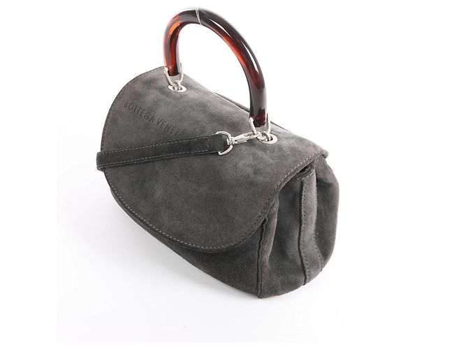 Borsa 2Way Bottega Veneta in camoscio Grigio - vista 3