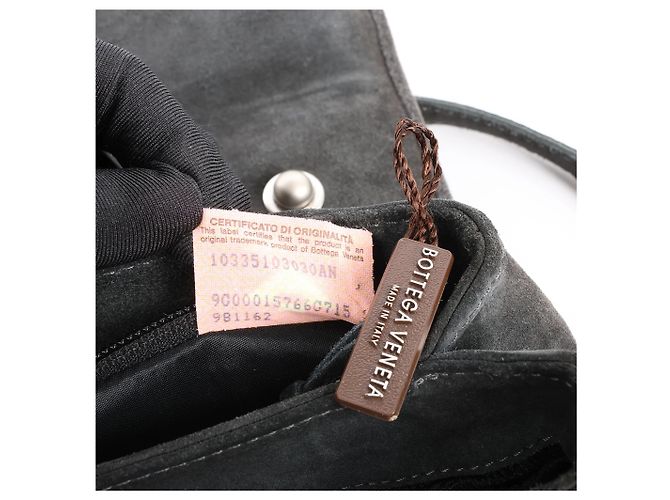 Borsa 2Way Bottega Veneta in camoscio Grigio - vista 9