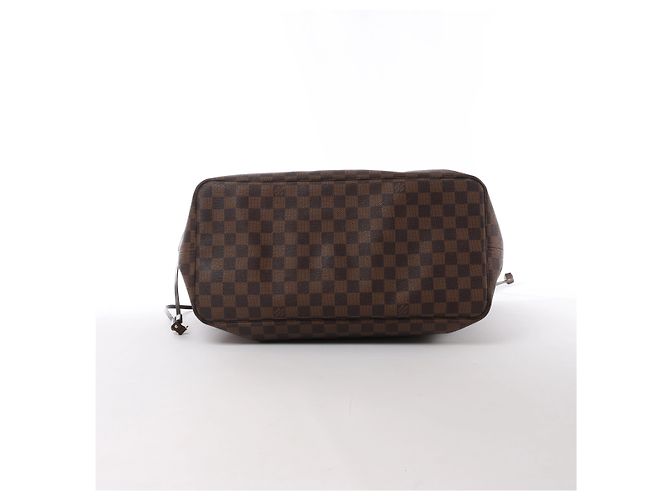 Borsa a tracolla Louis Vuitton Neverfull GM Damier Ebene in marrone N51106 Rosso - vista 7