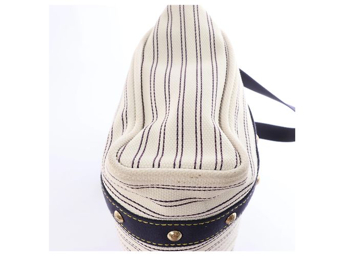 Louis Vuitton Antigua Cabas MM Blue Tote M40132 - vista 10