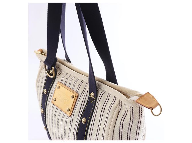 Louis Vuitton Antigua Cabas MM Blue Tote M40132 - vista 5
