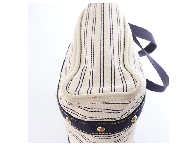 Louis Vuitton Antigua Cabas MM Blue Tote M40132 - vista 9