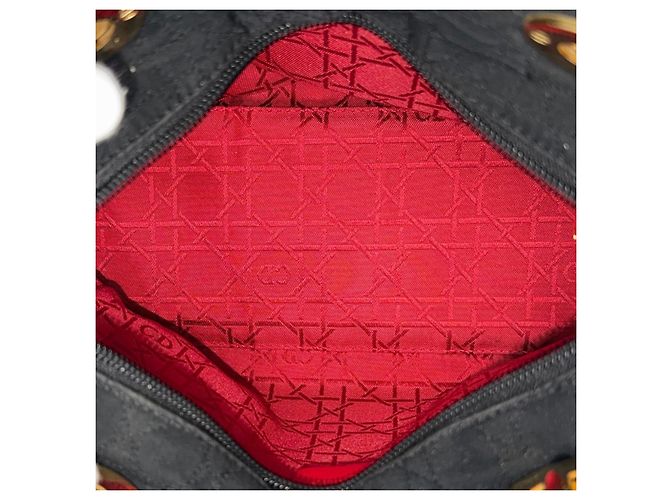 Borsa a mano Christian Dior Lady Dior nera Nero - vista 10