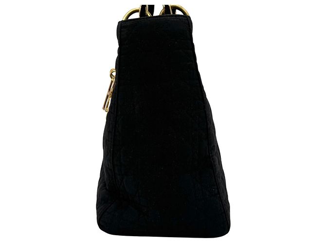 Borsa a mano Christian Dior Lady Dior nera Nero - vista 3