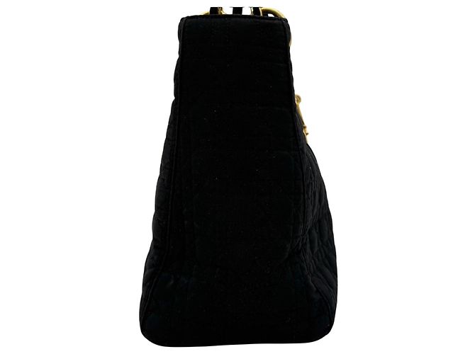 Borsa a mano Christian Dior Lady Dior nera Nero - vista 4