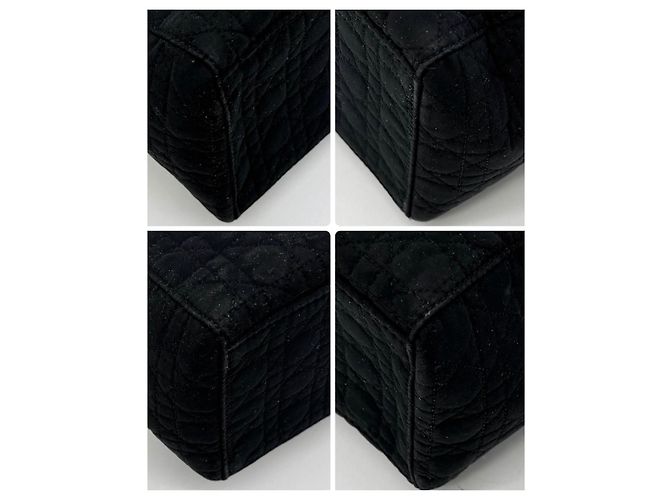 Borsa a mano Christian Dior Lady Dior nera Nero - vista 5