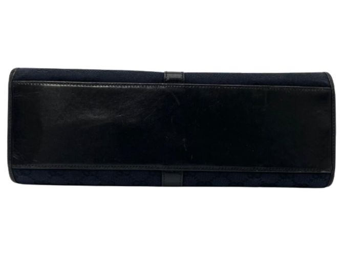 Borsa Gucci Jackie in tela GG blu navy Blu scuro - vista 6