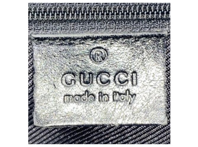 Borsa Gucci Jackie in tela GG blu navy Blu scuro - vista 9