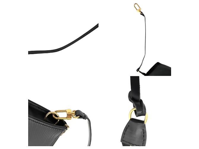 Louis Vuitton Epi Pochette Noir Negro - vista 8