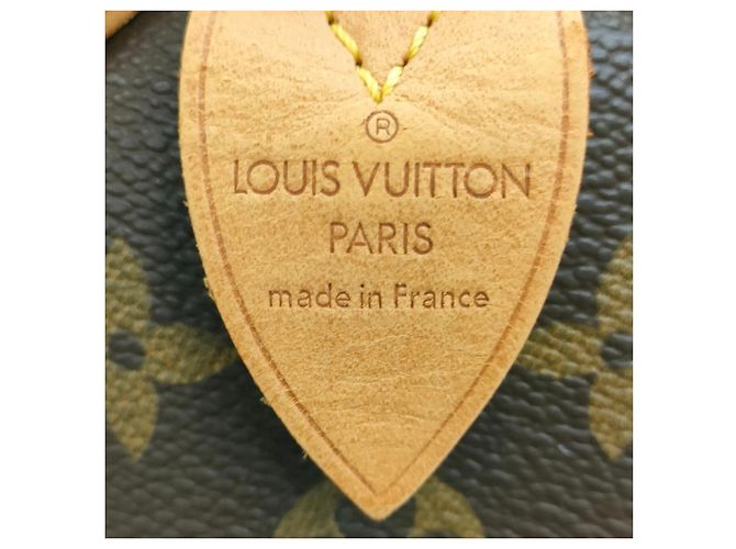 Louis Vuitton Speedy 30 Monogram Marron Monogramme - vue 7