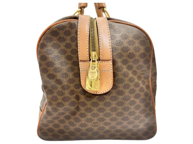 Céline Celine Macadam Canvas Reisetasche Braun - Ansicht 4