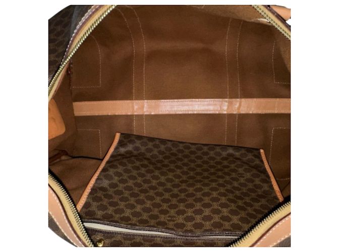 Céline Celine Macadam Canvas Reisetasche Braun - Ansicht 8