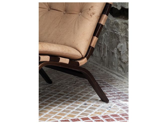 Autre Marque Farstrup 1970s Leather Lounge Chair - view 13