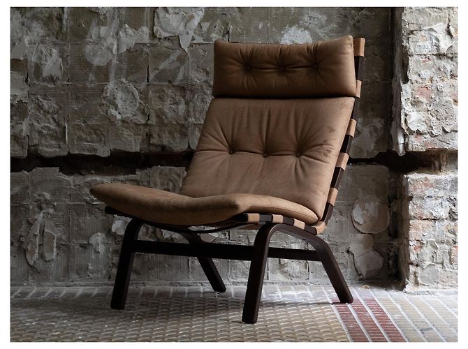 Autre Marque Farstrup 1970s Leather Lounge Chair - view 3