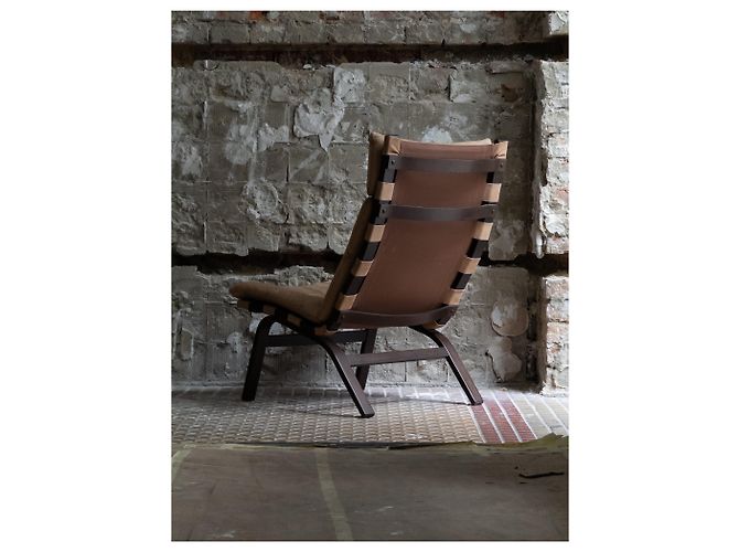 Autre Marque Farstrup 1970s Leather Lounge Chair - view 4