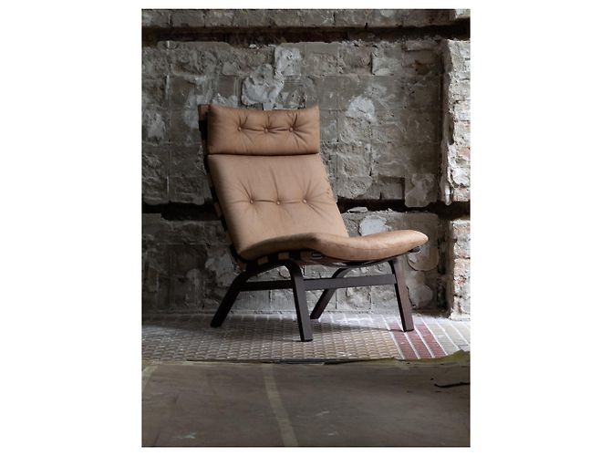 Autre Marque Farstrup 1970s Leather Lounge Chair - view 6