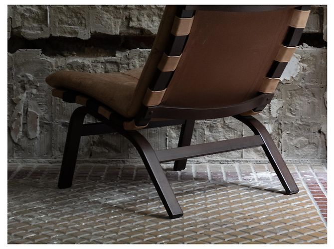 Autre Marque Farstrup 1970s Leather Lounge Chair - view 7