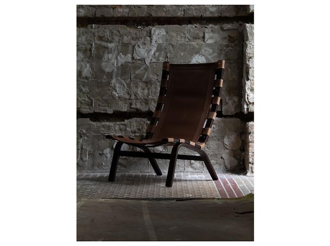 Autre Marque Farstrup 1970s Leather Lounge Chair - view 9