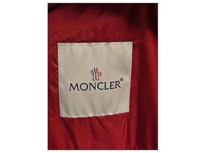 Moncler gesteppte Daunenweste rot - Größe M gebraucht - Ansicht 6