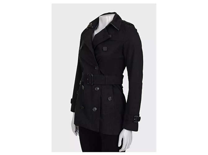 Burberry Gabardina corta cruzada XXS de segunda mano - vista 2