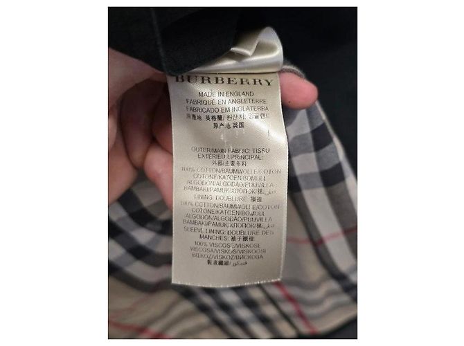 Burberry Gabardina corta cruzada XXS de segunda mano - vista 7