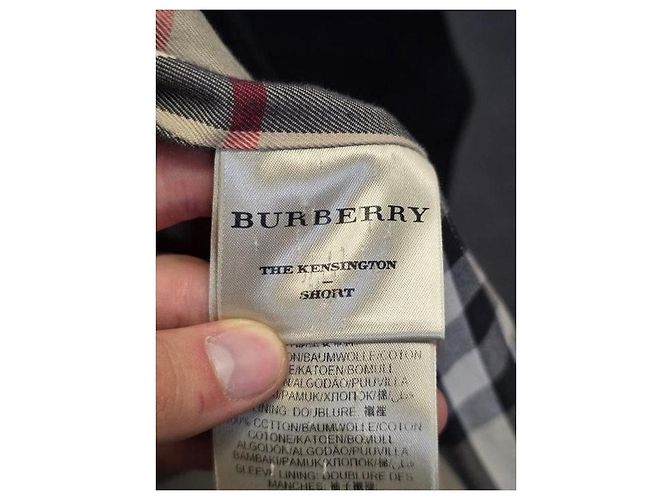 Burberry Gabardina corta cruzada XXS de segunda mano - vista 8