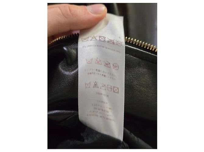 Veste sans manches Louis Vuitton en agneau marron Taille 38/M d'occasion - vue 7
