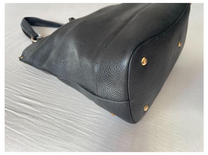MCM Shopper aus schwarzem Leder - Ansicht 10
