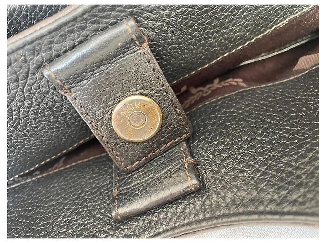 MCM Shopper aus schwarzem Leder - Ansicht 12