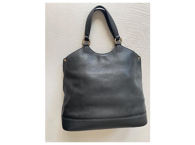 MCM Shopper aus schwarzem Leder - Ansicht 2