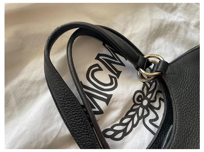 MCM Shopper aus schwarzem Leder - Ansicht 5