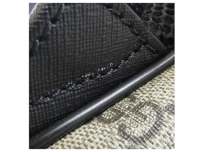 Zaino Gucci GG Supreme Nero Beige - vista 5
