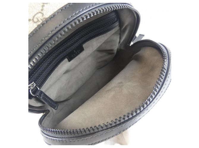 Zaino Gucci GG Supreme Nero Beige - vista 9