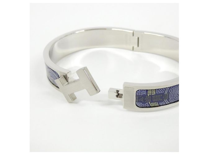 Hermès Pulseira Charm Click H Hermes EPERON D'OR Azul - vista 3