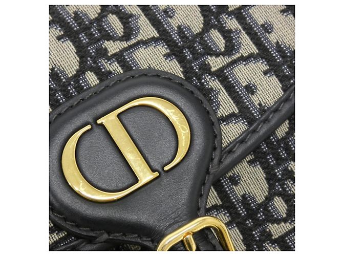 Borsa a tracolla Bobby Medium Christian Dior DIOR OBLIQUE Blu - vista 5