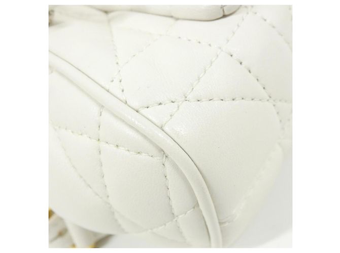 Mochila Christian Dior Caro Nano Branco - vista 3